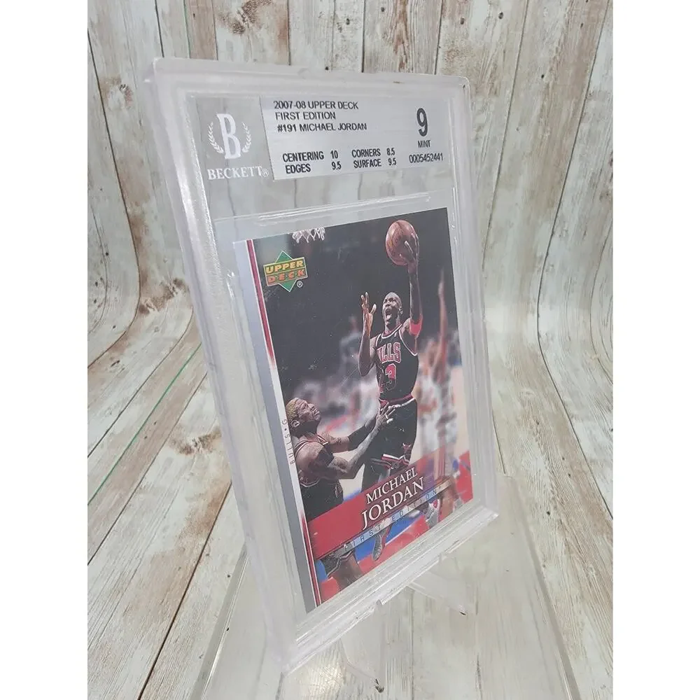 2007-08 Upper Deck Michael Jordan #191 Bulls Beckett 9